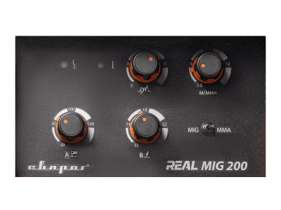 вид модели сварочный полуавтомат сварог mig 200 "real" (n24002n)