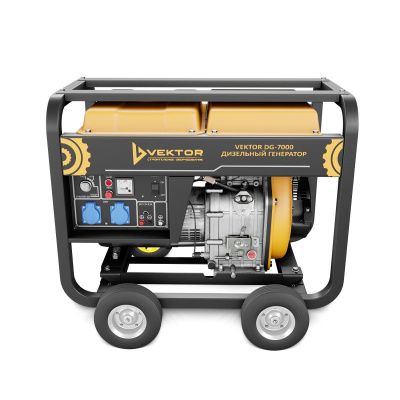 Генератор дизельный Vektor DG-7000 вид модели генератор дизельный vektor dg-7000