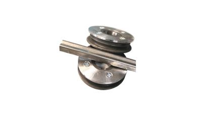 общий вид модели комплект роликов «v-образный» на профильную трубу сечением 10х10 мм