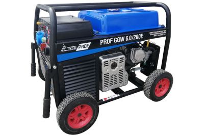 вид модели генератор сварочный бензиновый tss prof ggw 6.0/200e (mma/tig/cellulose)