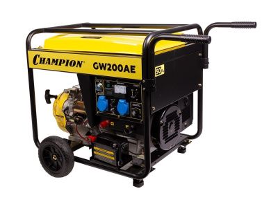 Генератор сварочный бензиновый Champion GW200AE вид модели генератор сварочный бензиновый champion gw200ae