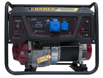 Бензогенератор HAMER 9000M-PRO вид модели бензогенератор hamer 9000m-pro