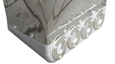 вид модели хоппер-ковш для нанесения штукатурки dp-ch200a