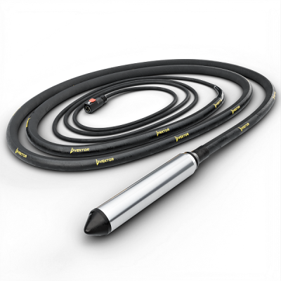  Высокочастотный глубинный вибратор без встроенного преобразователя 7 м Vektor EL 63