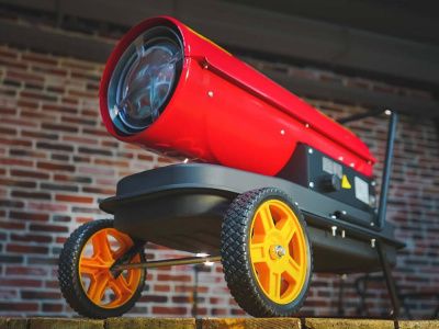 вид модели пушка тепловая дизельная проф. прямого нагрева с датчиком температуры dh-30 (30 квт), hamer