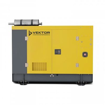 вид модели генератор дизельный vektor ad-30y-t400 в кожухе