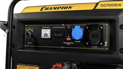 Генератор бензиновый Champion GG7001EW вид модели генератор бензиновый champion gg7001ew