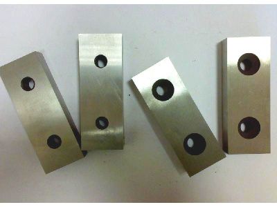 вид модели ножи для рубочного станка смж-172 110х40х18 под потай без резьбы  (сталь 6хв2с)