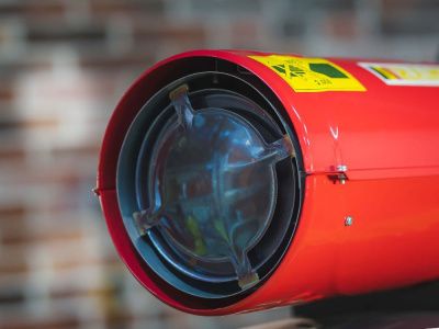 вид модели пушка тепловая дизельная проф. прямого нагрева с датчиком температуры dh-20 (20 квт), hamer