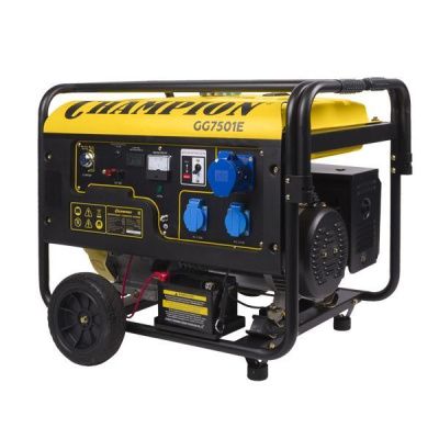 Генератор бензиновый Champion GG7501E вид модели генератор бензиновый champion gg7501e
