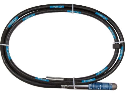 общий вид модели вал гибкий 4 м в сборе с вибронаконечником 48 мм для вибратора bull pcv 6026