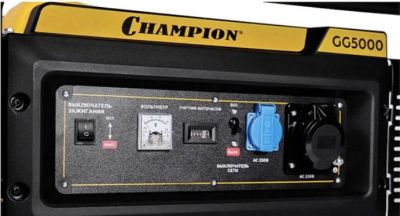 Генератор бензиновый Champion GG5000 вид модели генератор бензиновый champion gg5000