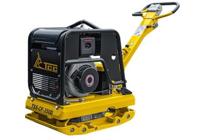вид модели виброплита реверсивная tss-cp-350d (гидравлический привод, электростарт, акб)