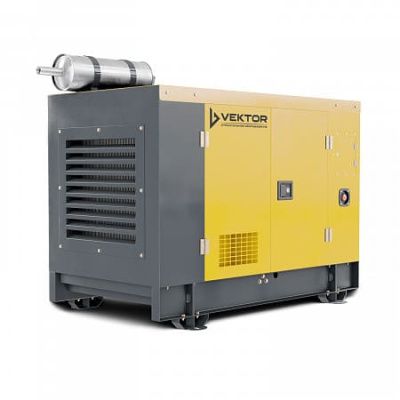вид модели генератор дизельный vektor ad-30y-t400 в кожухе